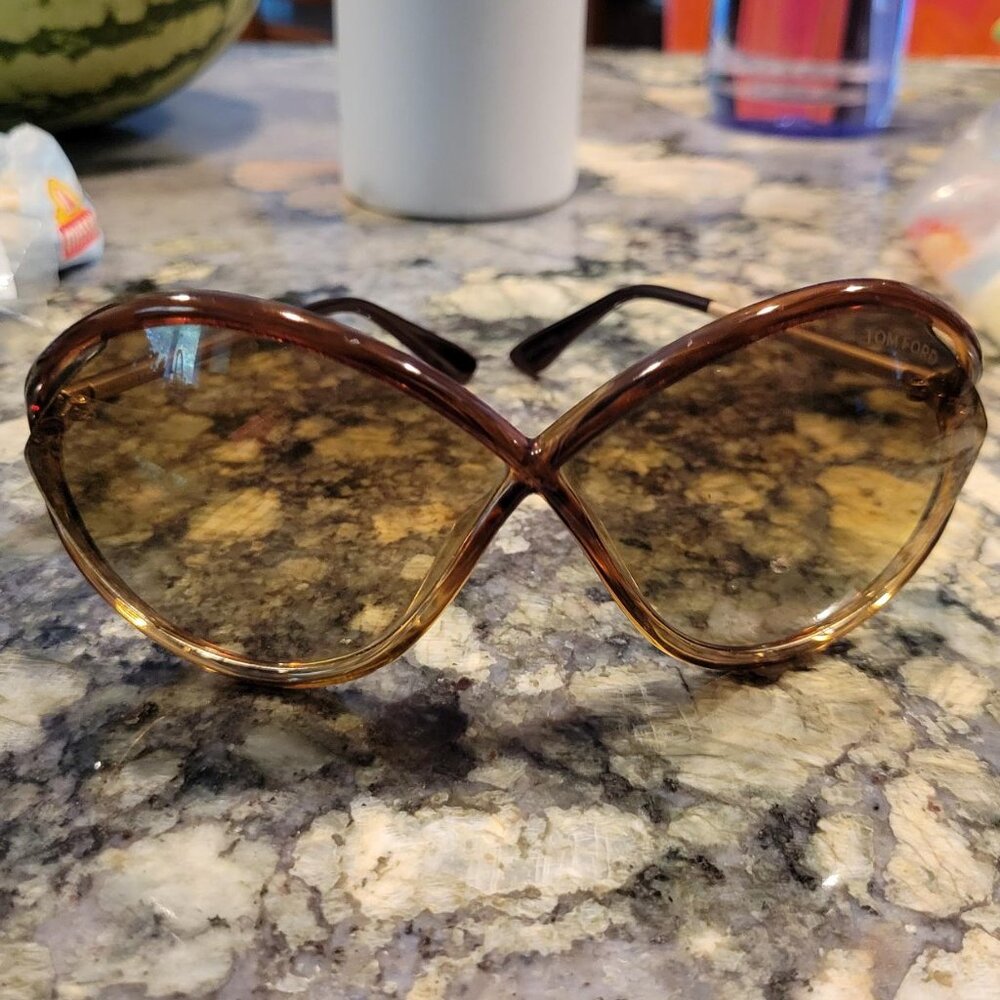 TOM FORD MIRANDA OVERSIZED SOFT SQUARE SUNGLASSES